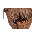 Kinderfietsmand 'Noah' voor kinderen -   Handvaten Lederen - nature -Bruin - 38 x 29 x 17,5 cm