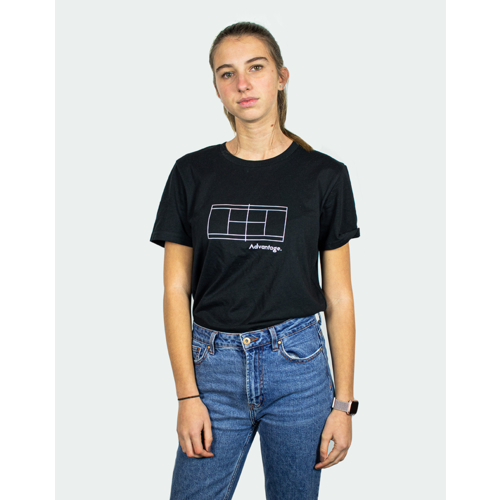 Advantage T-shirt Court Black