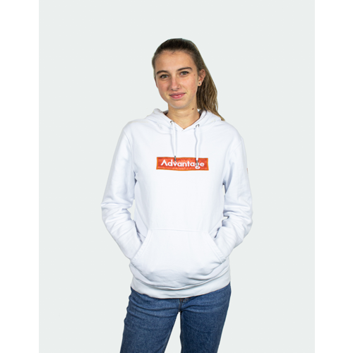 Advantage Hoodie Advantage Patch White