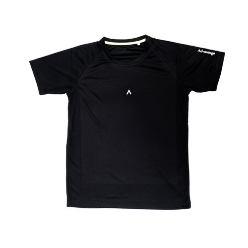 Men sport shirt 'A' black Advantage Men sport shirt 'A' black