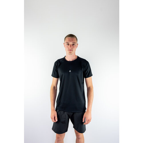 Men sport shirt 'A' black Advantage Men sport shirt 'A' black