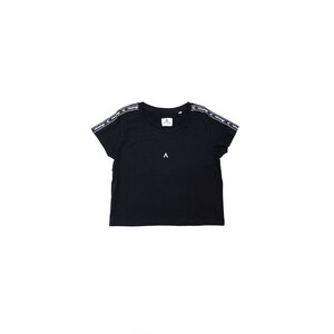 Crop T-shirt Ribbon Black
