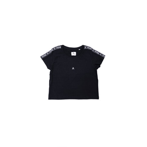 Advantage Crop T-shirt Ribbon Black