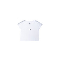 Advantage Crop T-shirt Ribbon White