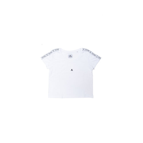 Advantage Crop T-shirt Ribbon White