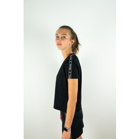 Advantage Crop T-shirt Ribbon Black