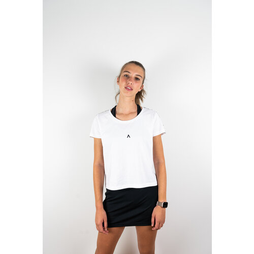 Advantage Crop T-shirt Ribbon White