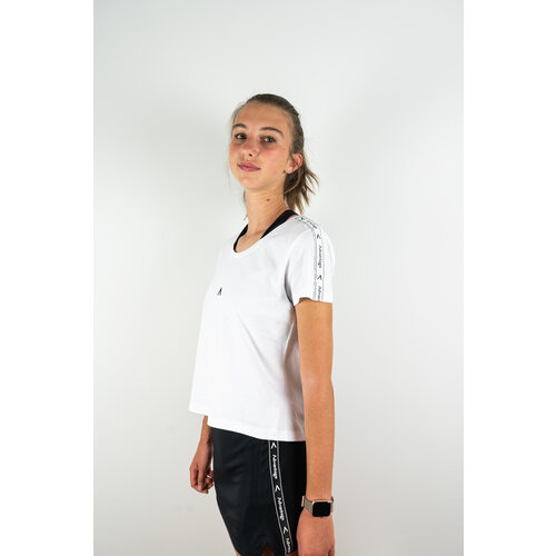 Advantage Crop T-shirt Ribbon White