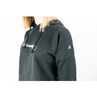 Advantage Cropped Hoodie Black