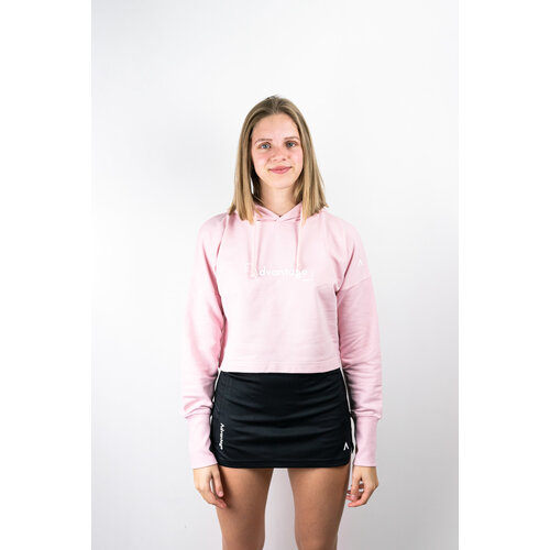 Advantage Cropped Hoodie Pink