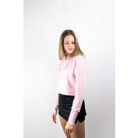 Advantage Cropped Hoodie Pink