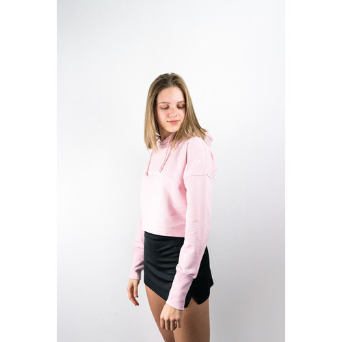 Advantage Cropped Hoodie Pink