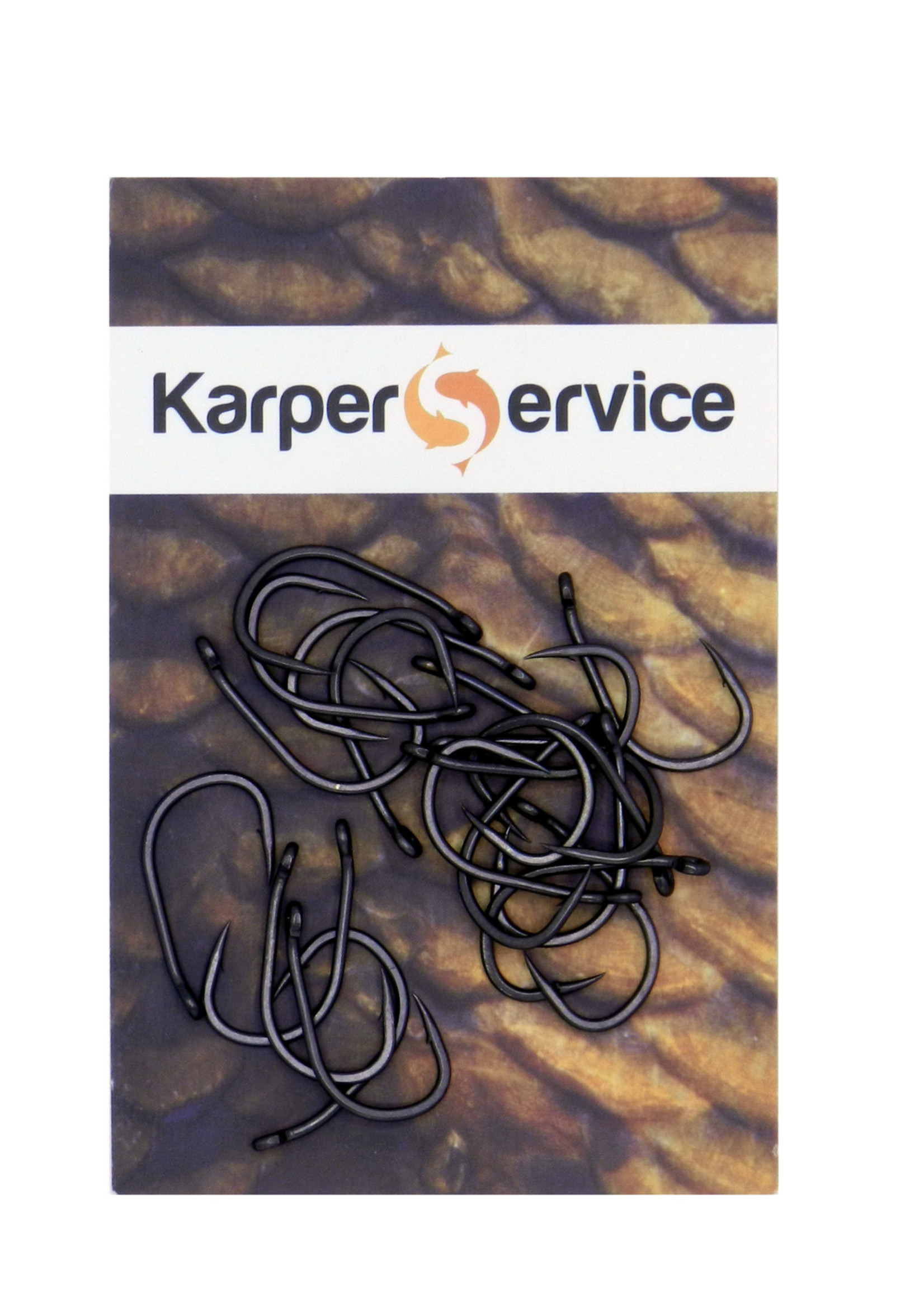 Karper Service Eye curve haak | maat 8 | 20pcs | Karper Service