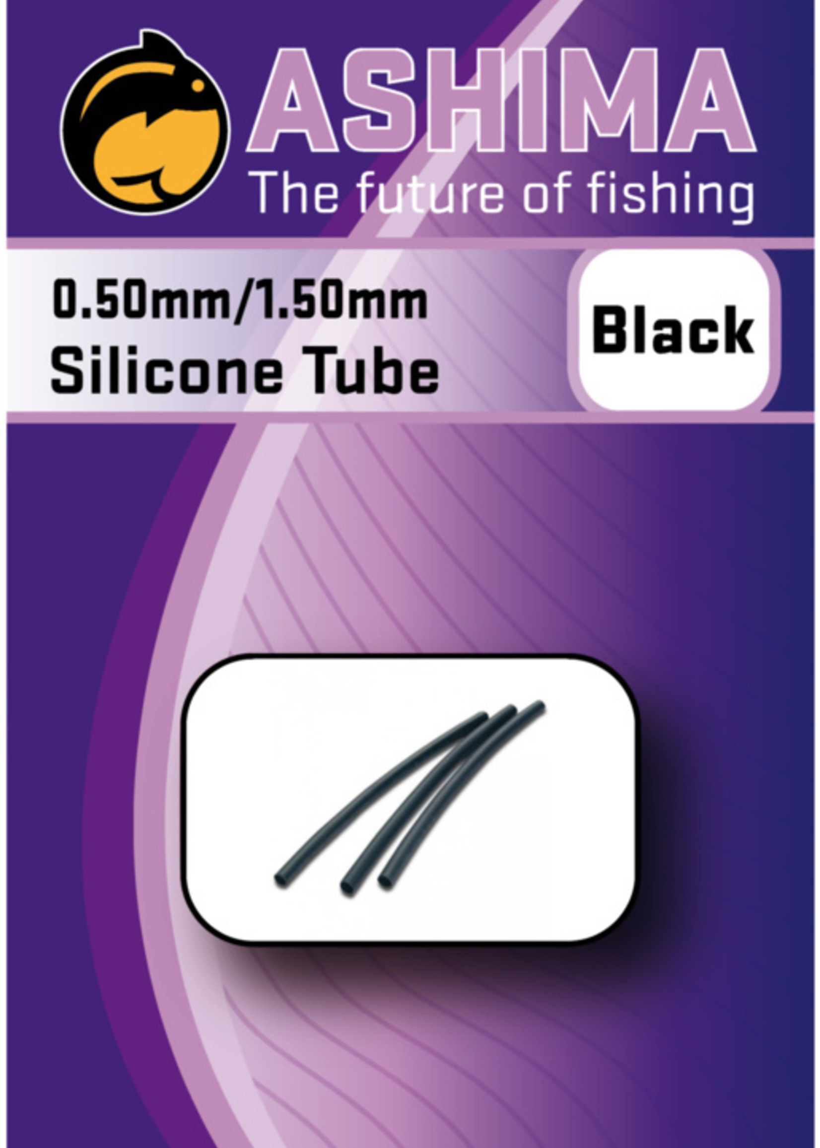 Ashima Ashima “Silicone Tube Black” 1.00/2.00mm