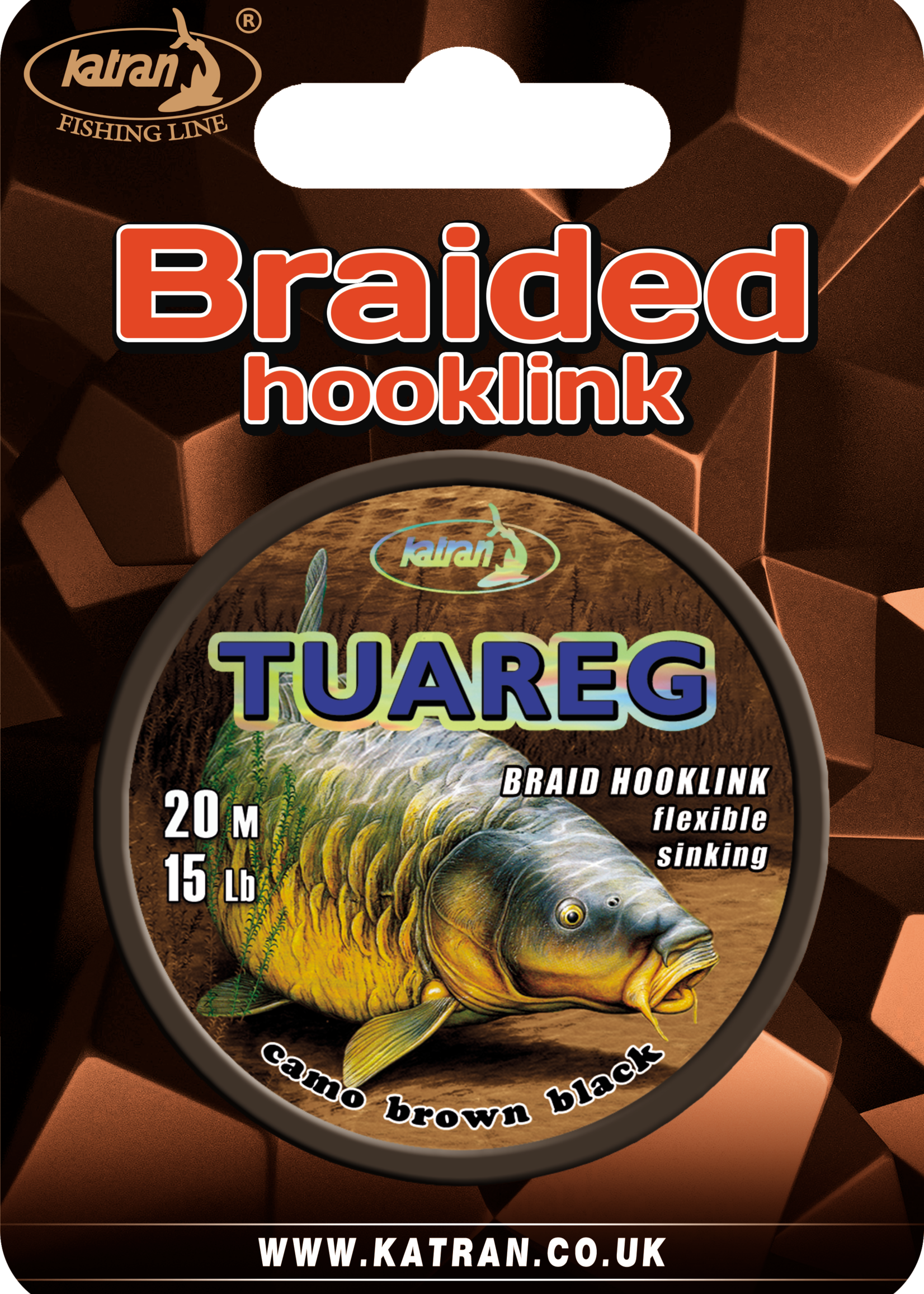 Katran Fishing Braided hook links TUAREG 15lb | 20 m