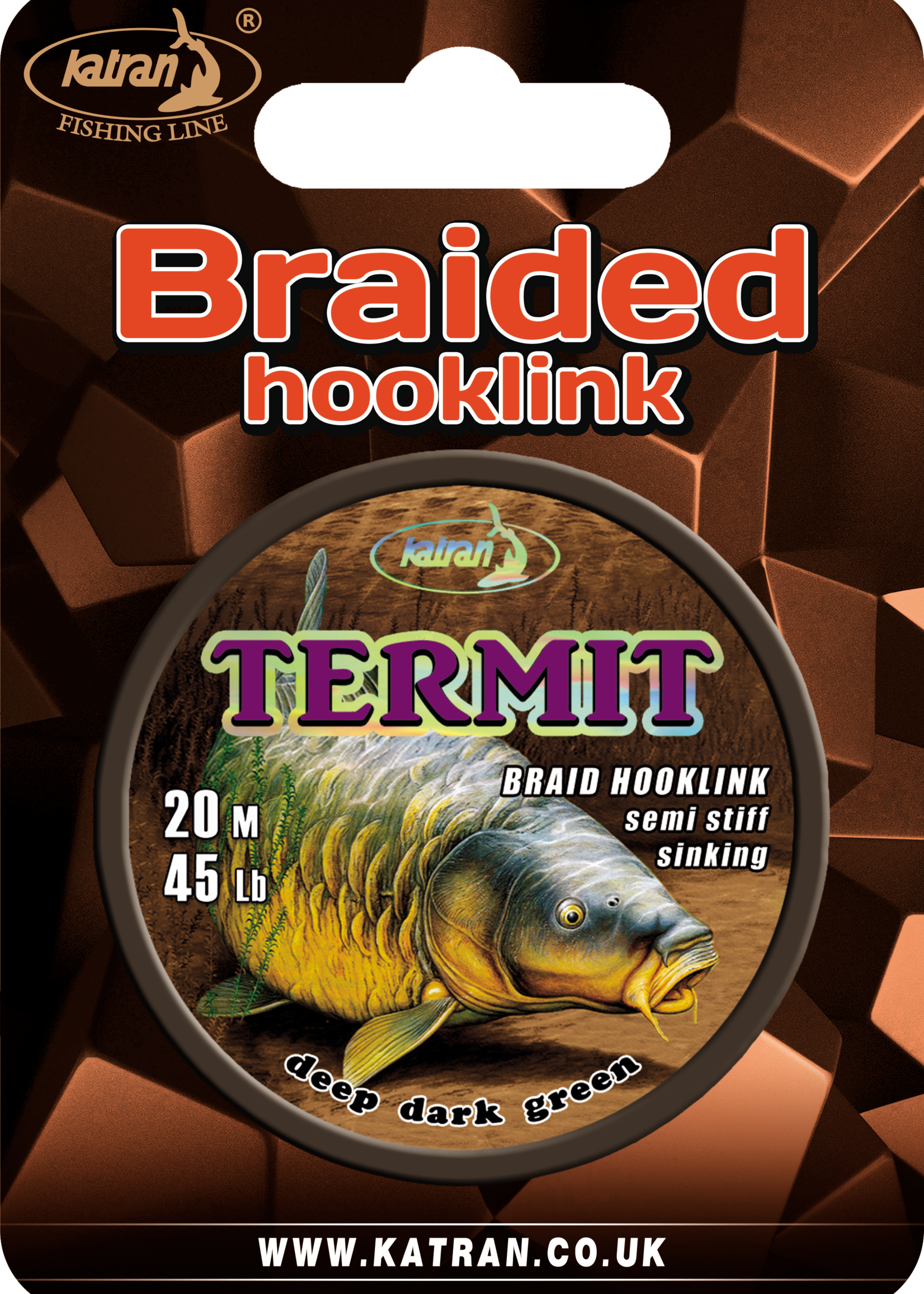 Katran Fishing Braided hook links TERMIT 45lb | 20 m