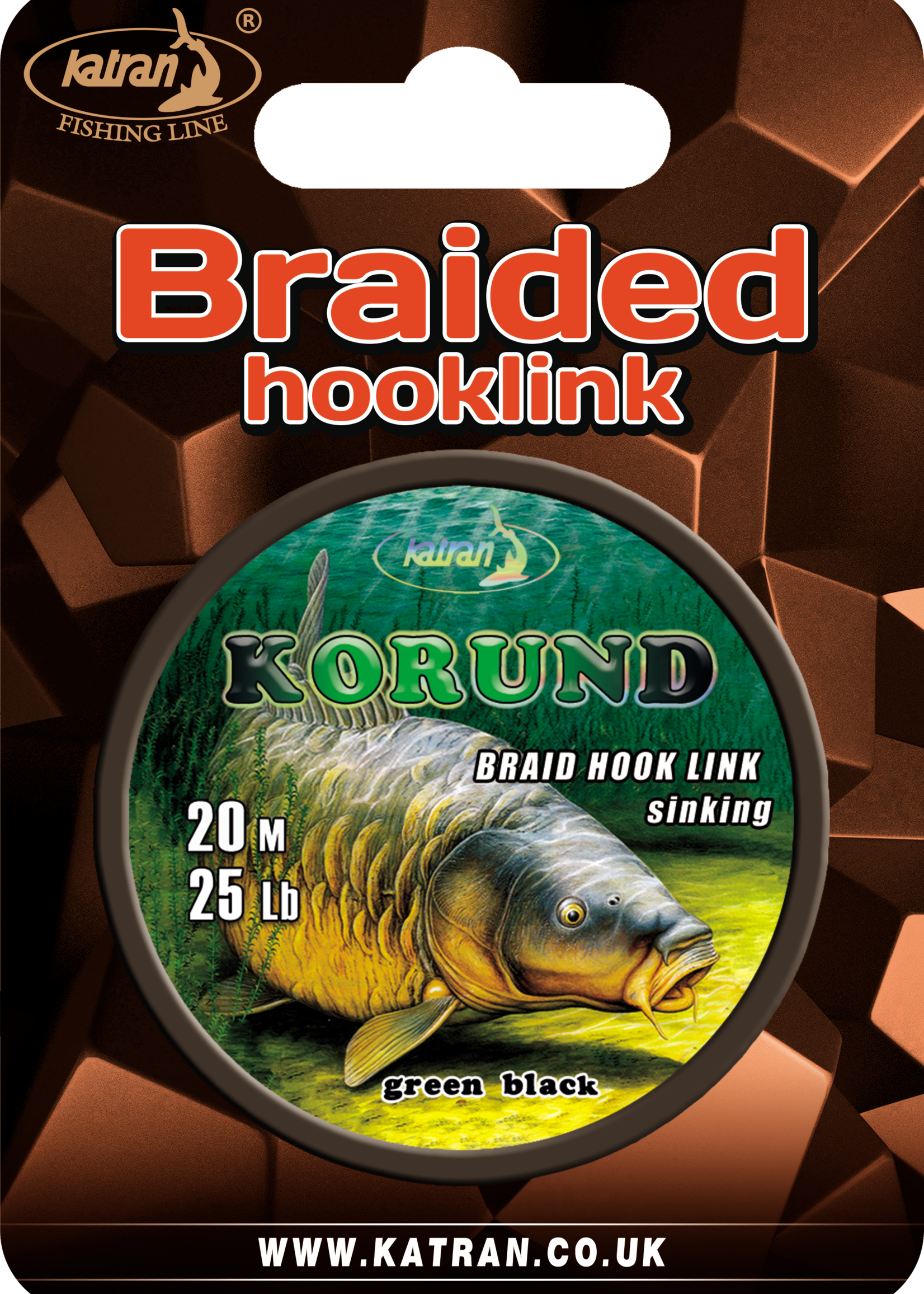 Katran Fishing Braided hook links KORUND 25Lb | 20 m