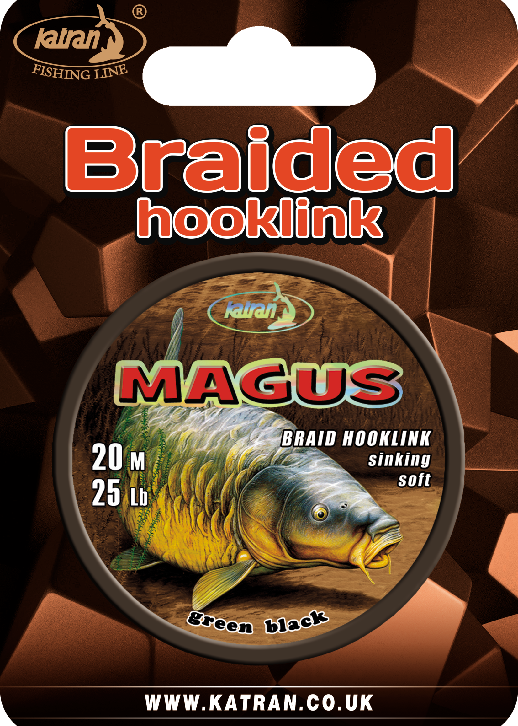 Katran Fishing Braided hook links MAGUS 25lb | 20 m