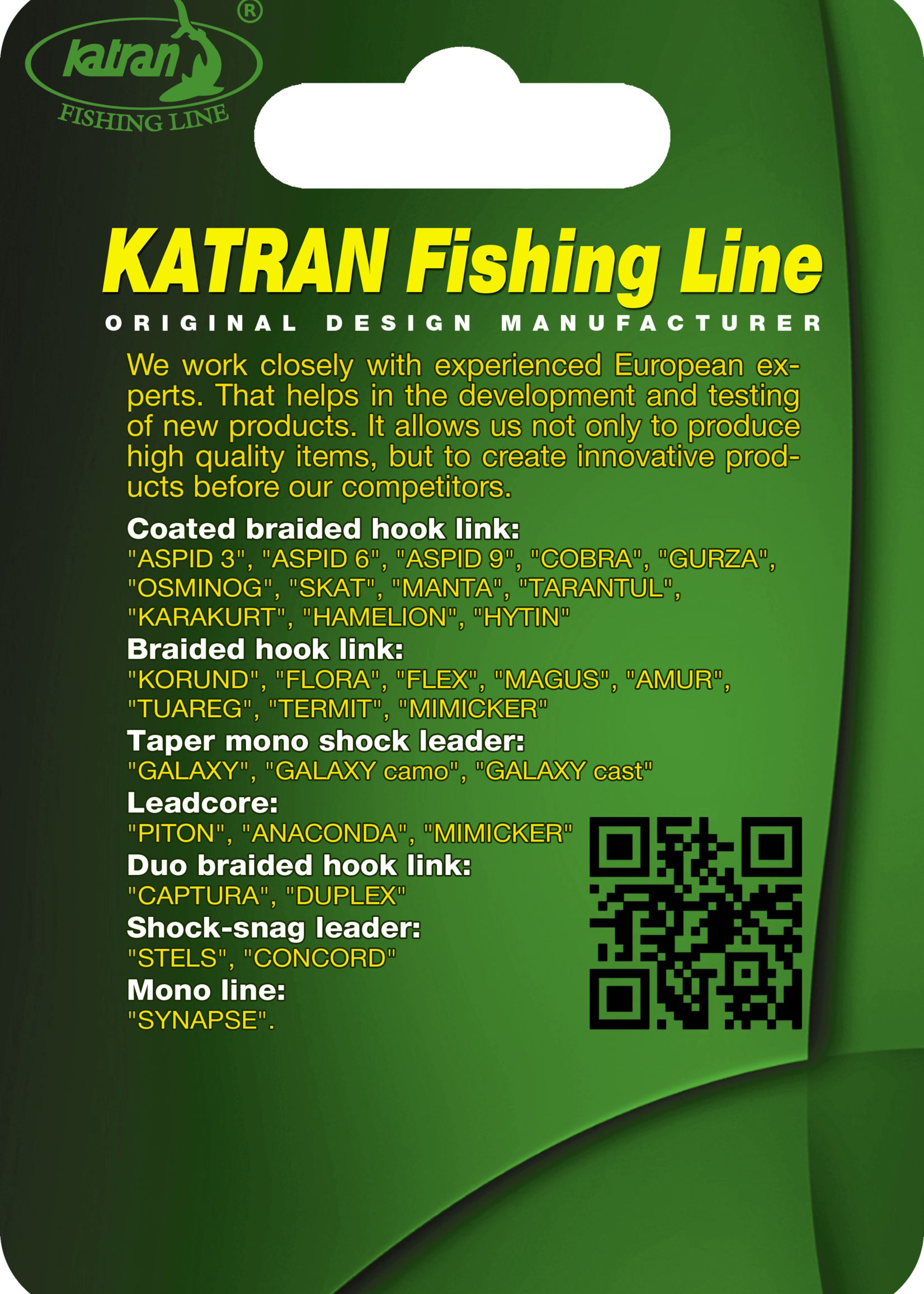 Katran Fishing Duo braided hook links CAPTURA 20Lb  | 20 m