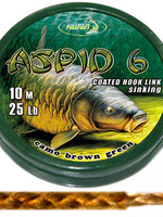 Katran Fishing Coated braided hook links ASPID 6 25Lb  | 10 m