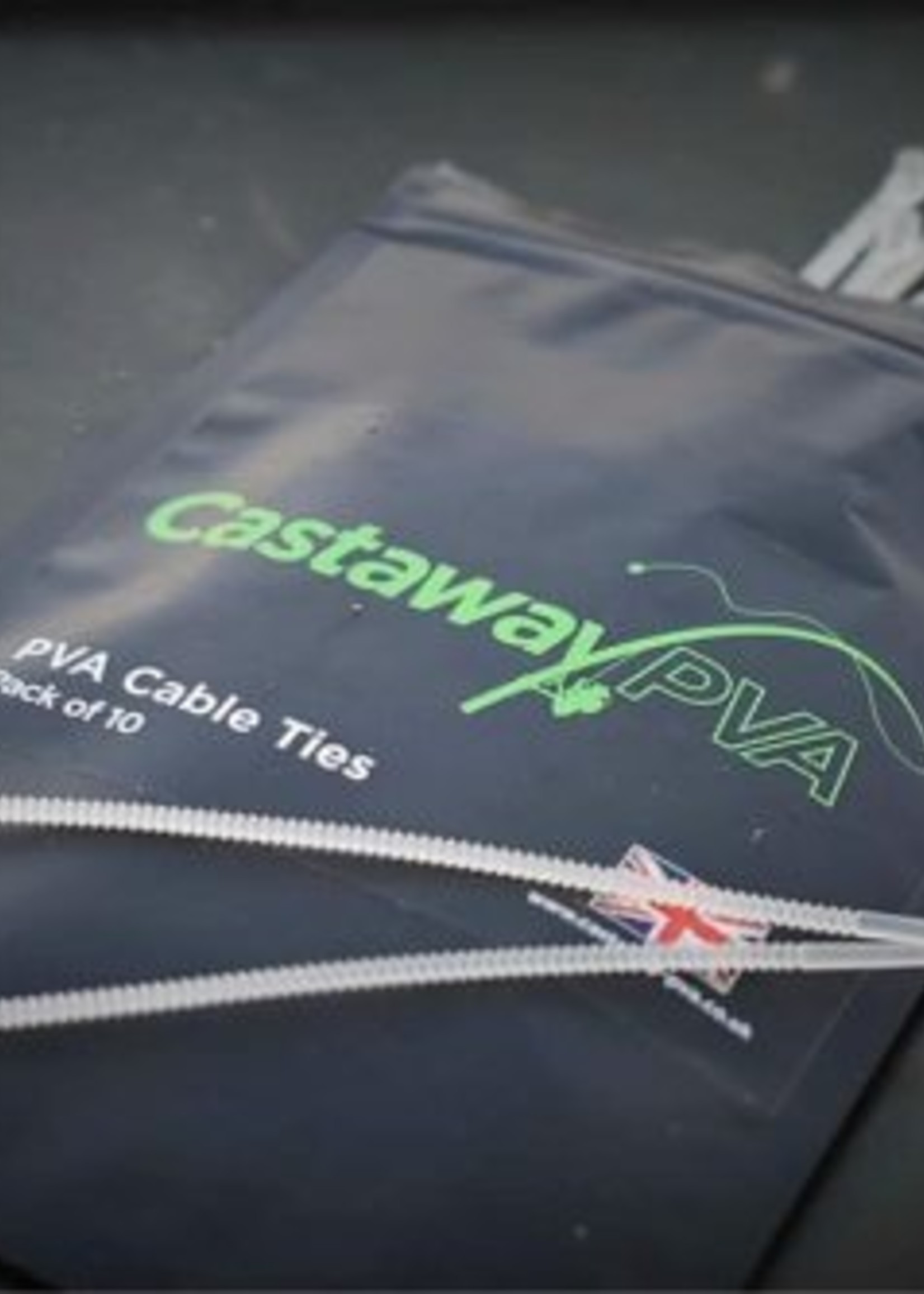 Castaway PVA Small Bag loader kit 25 solid bags and 25 cable ties | Castaway