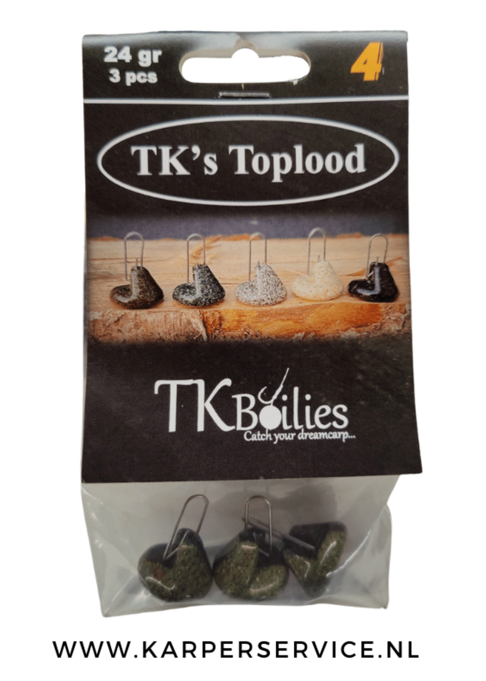 TK Boilies TK Toplood | Backlead | 3PCS | Weed