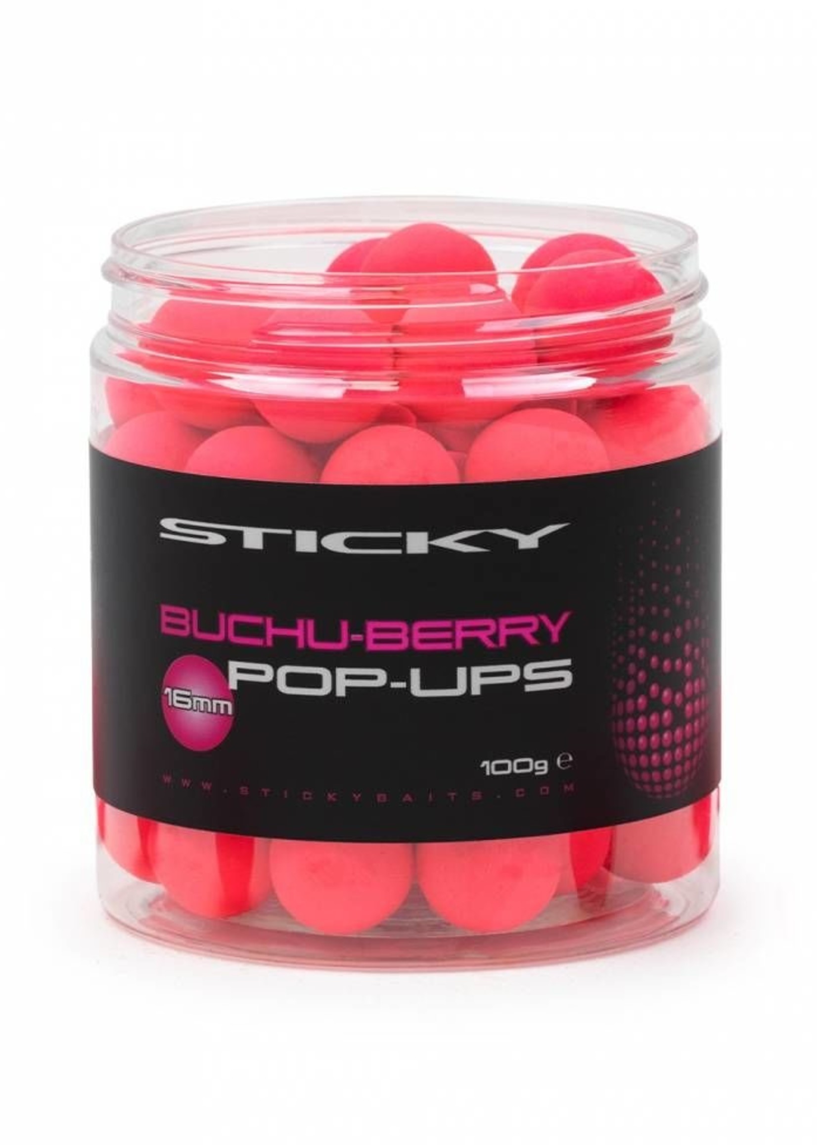 Sticky Baits Buchu-Berry Pop-Ups 12mm 100g Pot