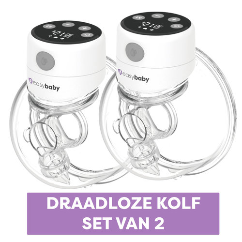 Easybaby Easybaby Breast Pump - draadloze borstkolf - Set van 2