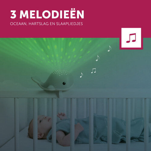 ZAZU ZAZU Nachtlamp Projector Met Muziek Wally