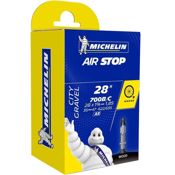 Michelin Michelin Airstop Binnenband City/Gravel 28x13/8-1.85