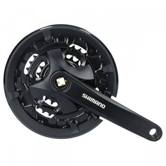 Shimano FC-MT 101 3x9 Speed Crankstel plus Kettingrand