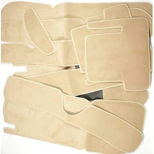 Carpet set beige 124 till 1982