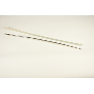 Baguette chromée accoudoir X1/9 - 124 Spider - 128 Coupe