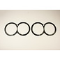 Cicognani Rubber dubbele sierring