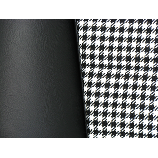 BF-Torino LeMans leather black houndstooth