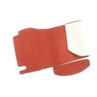 Carpet set red Fiat 124 Spider up to 1982