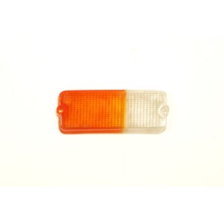 Direction indicator glass right Fiat 127 orange - clear