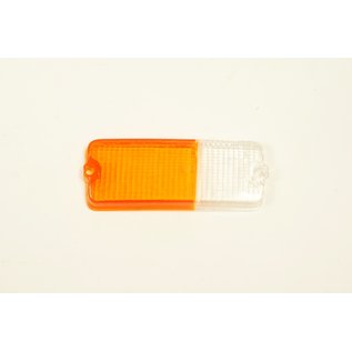 Direction indicator glass right Fiat 127 orange - clear