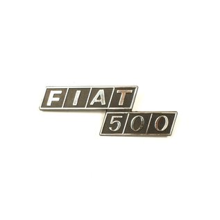Opschrift Fiat 500 F - R
