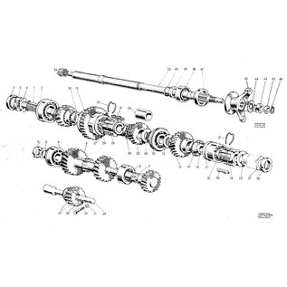 Versnellingsbaklager 1100 - 1500