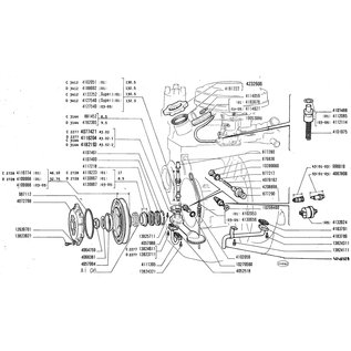 Distanzscheibe Kurbelwelle Fiat 850