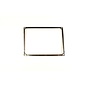 Rear license plate frame