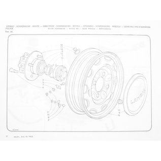 Clé à douille écrou axe arrière 67-57mm 6 dents Fulvia 1 - Flavia