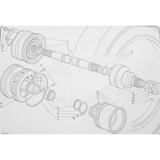 Locking plate large shaft coupling Fulvia