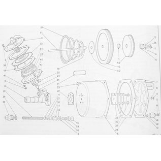 Lancia Flaminia brake booster cover