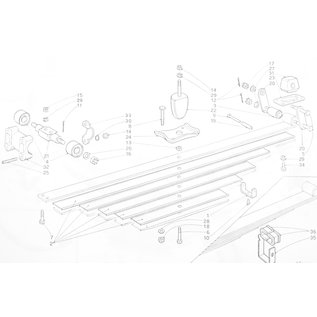 Rear leaf spring bushing