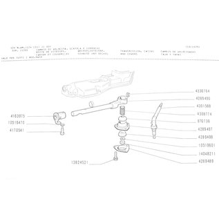 Kappe Schaltung Fiat 124 - 500 - 126