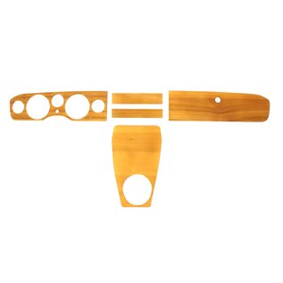 Holz Satz 5-teilig  Instrumente Fiat 124 Spider
