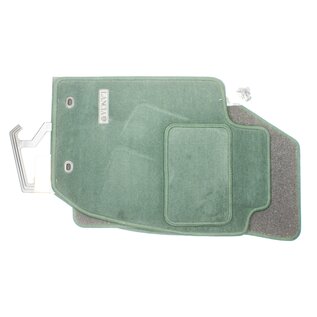 Mat set three-piece Lancia Thema green
