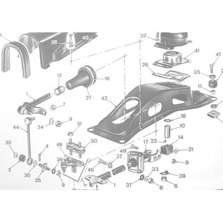 Shift rod connection Lancia Delta - Gamma